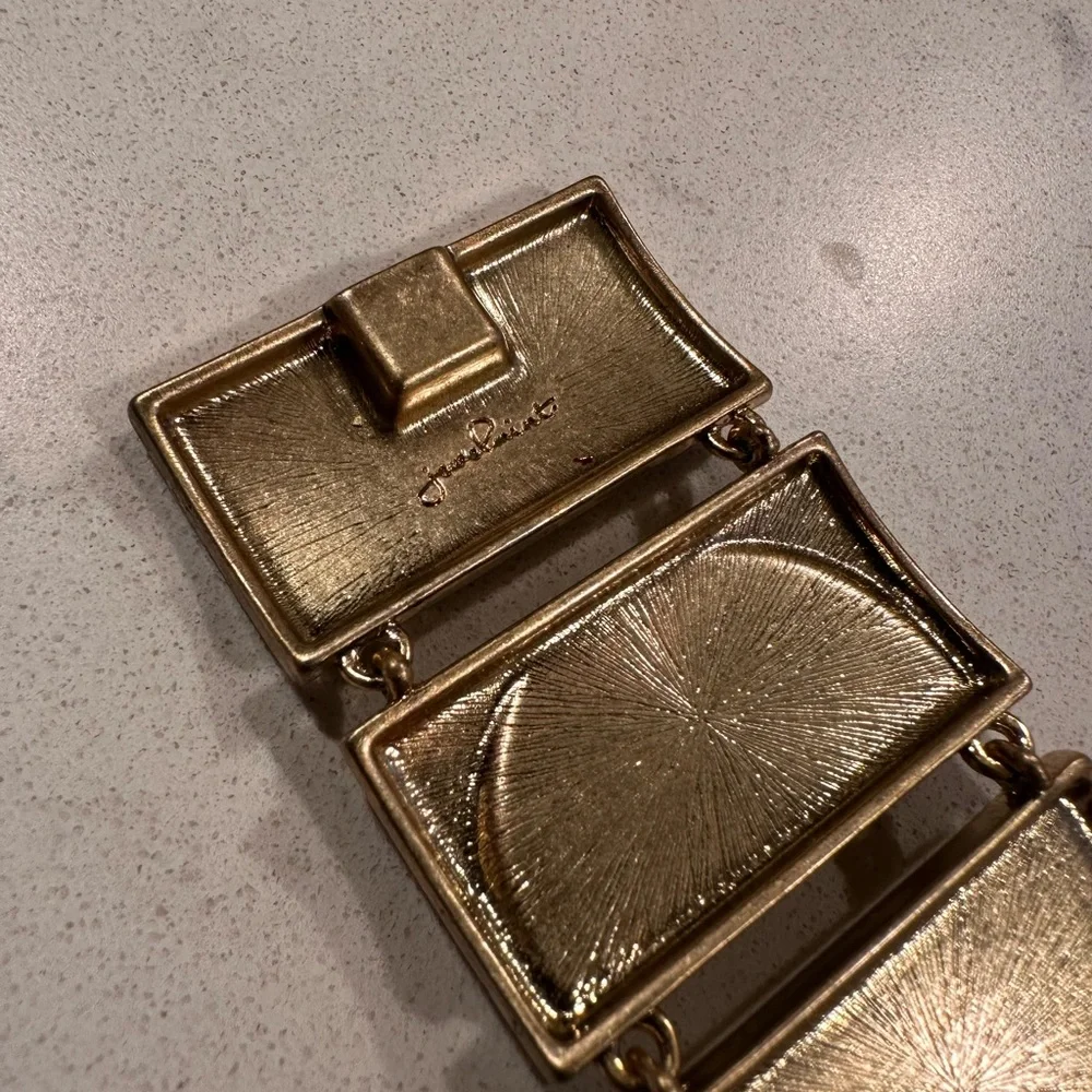 Jewelmint Gold and Black Enamel Bracelet - Picture 5 of 5